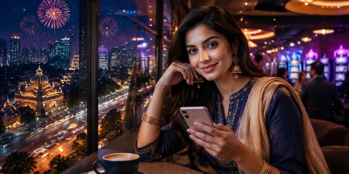Young Indian man using mobile phone for secure payment in Pune